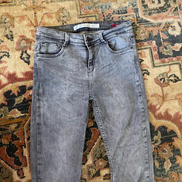 Zara Slate Color Skinny Jeans - Zara Jeggings - Picture 4 of 10
